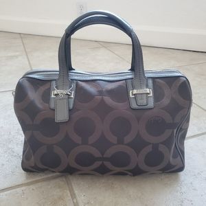 Coach mini bennett signature canvas brown